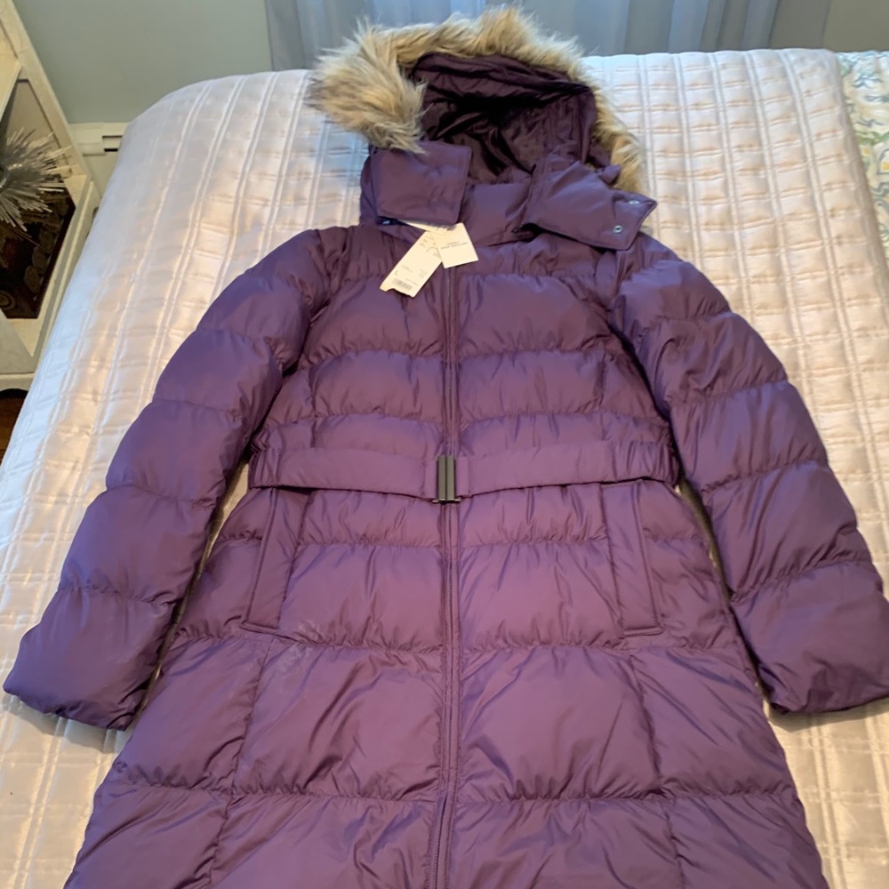 40 inch puffer coat. Down and water repellent